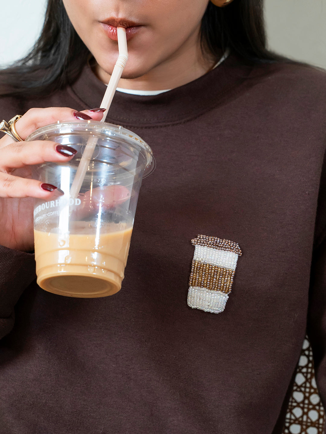 Iced latte sweatshirt