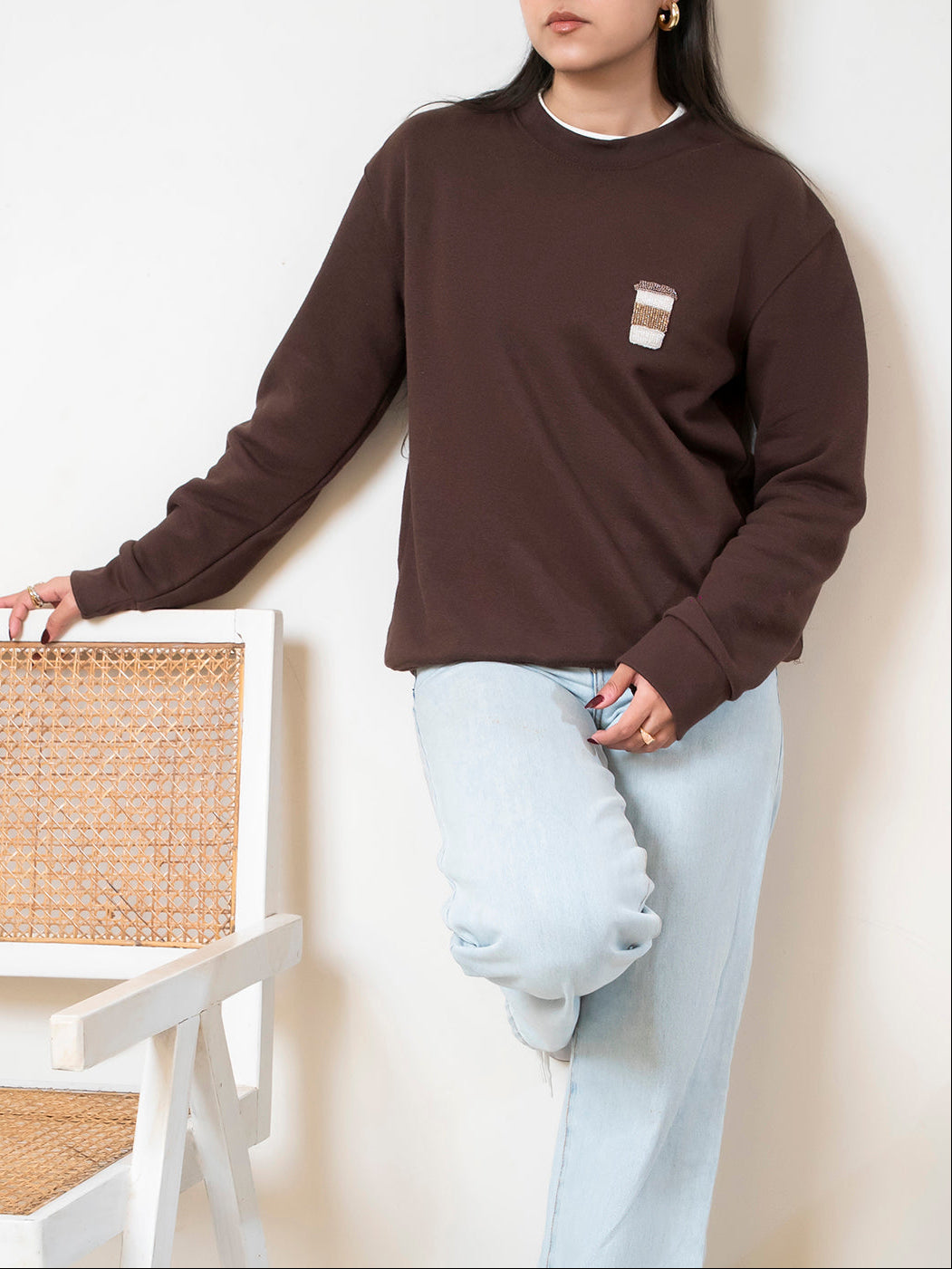 Iced latte sweatshirt