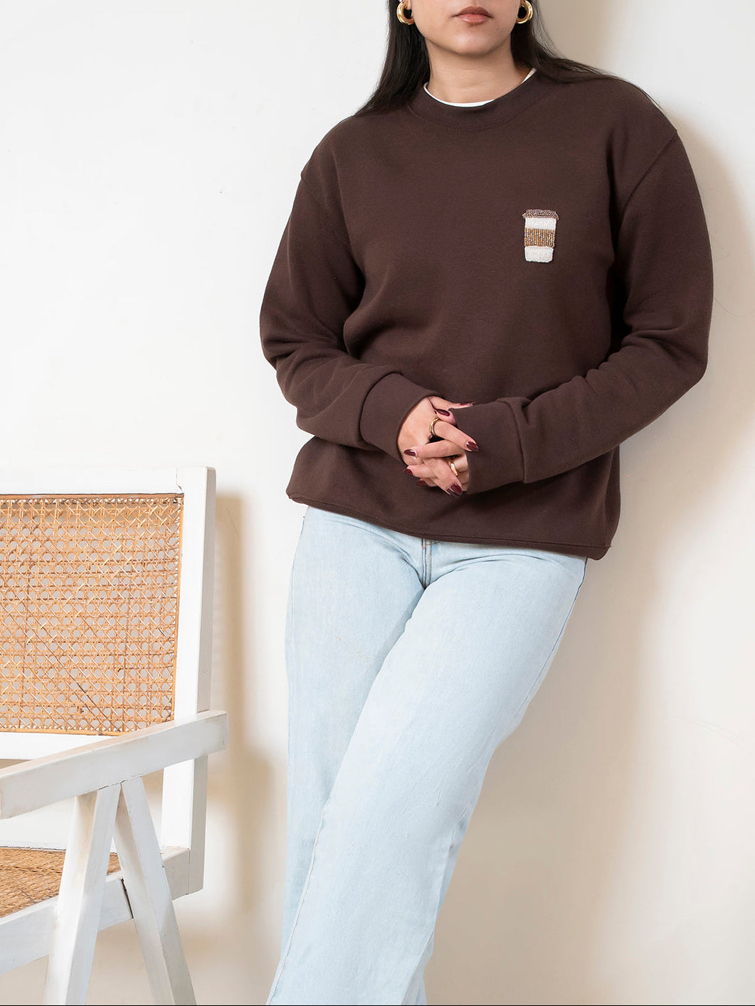 Iced latte sweatshirt