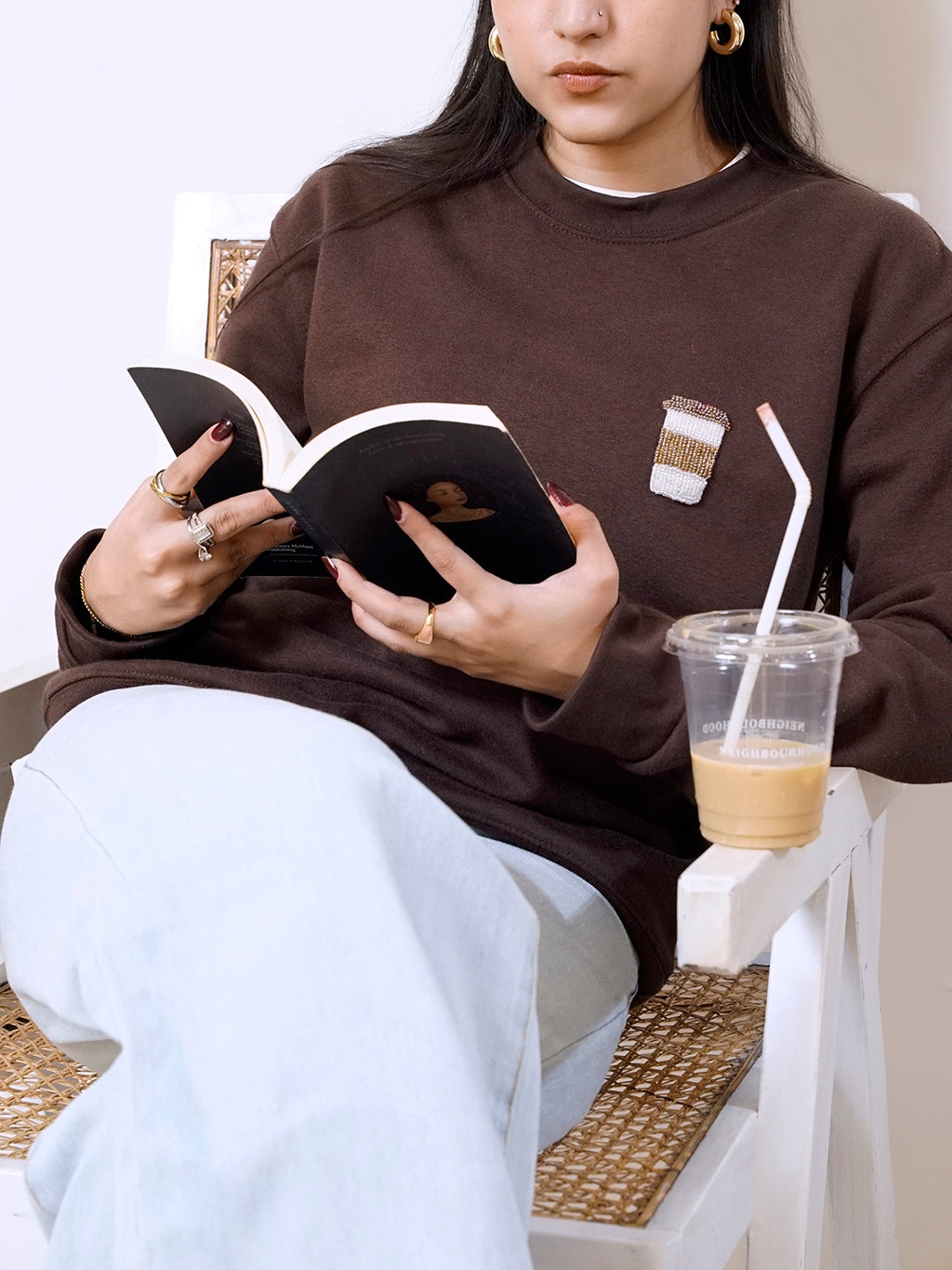 Iced latte sweatshirt