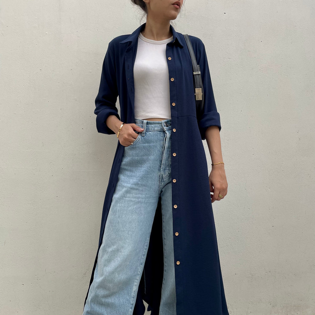 Twila collared shrug