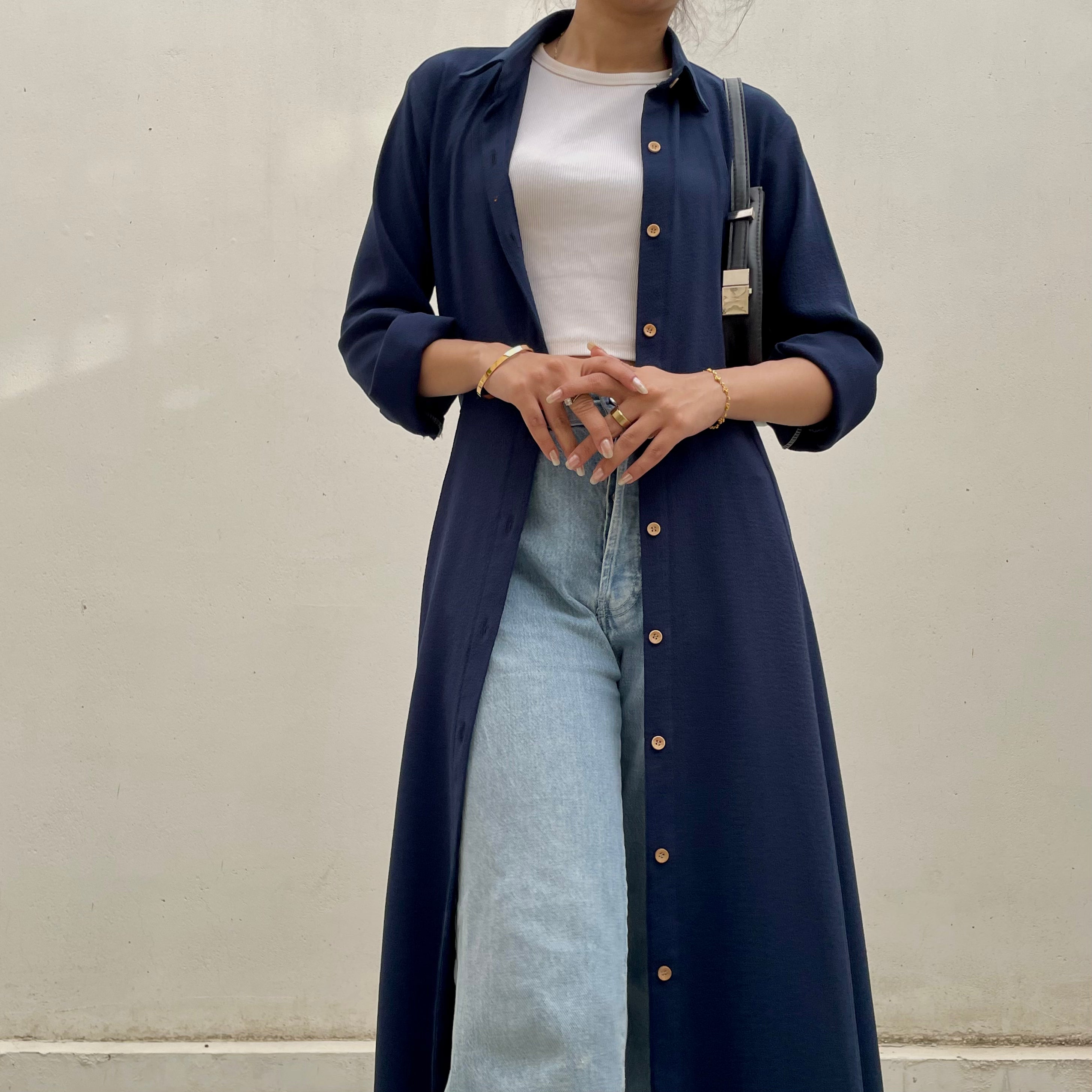 Twila collared shrug