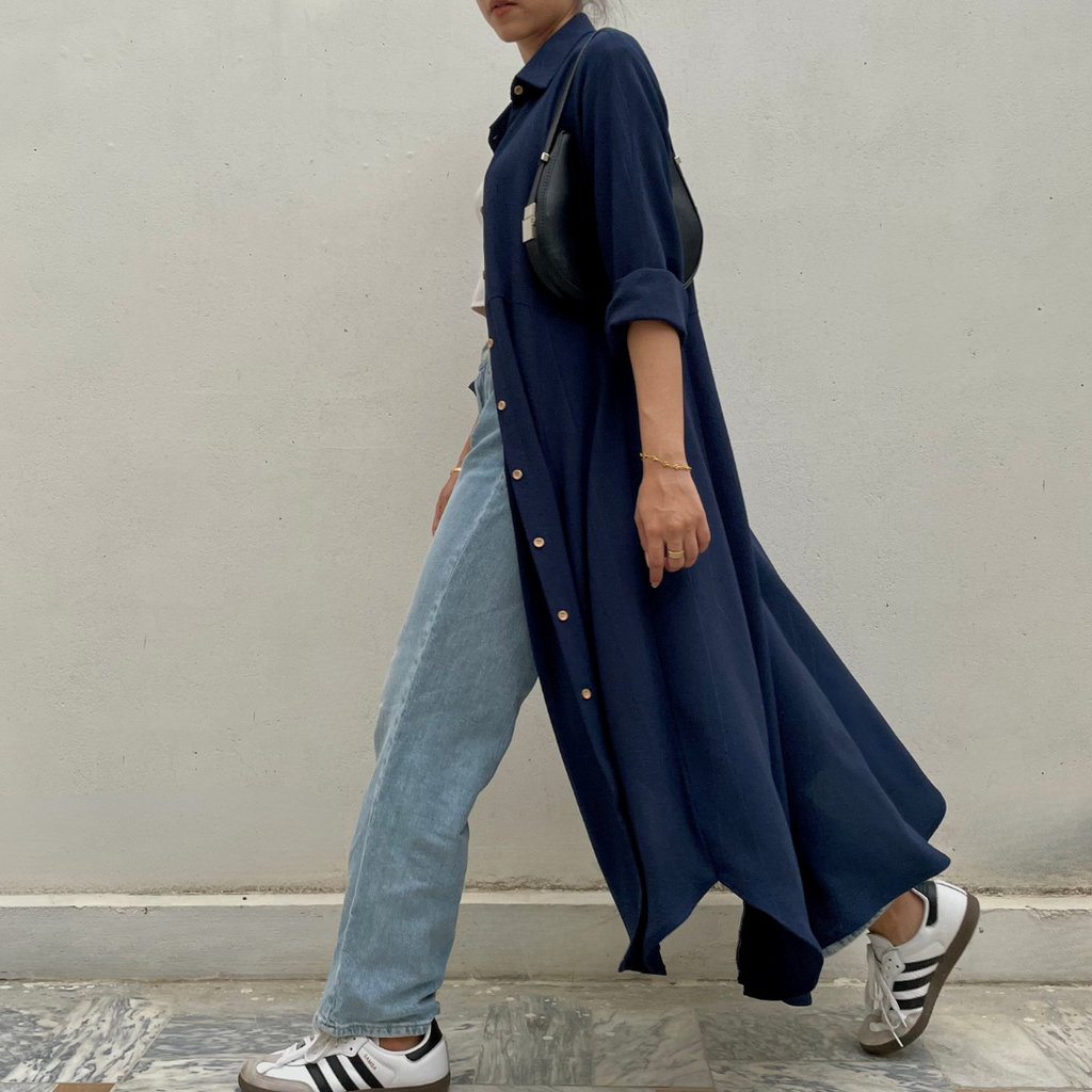 Twila collared shrug